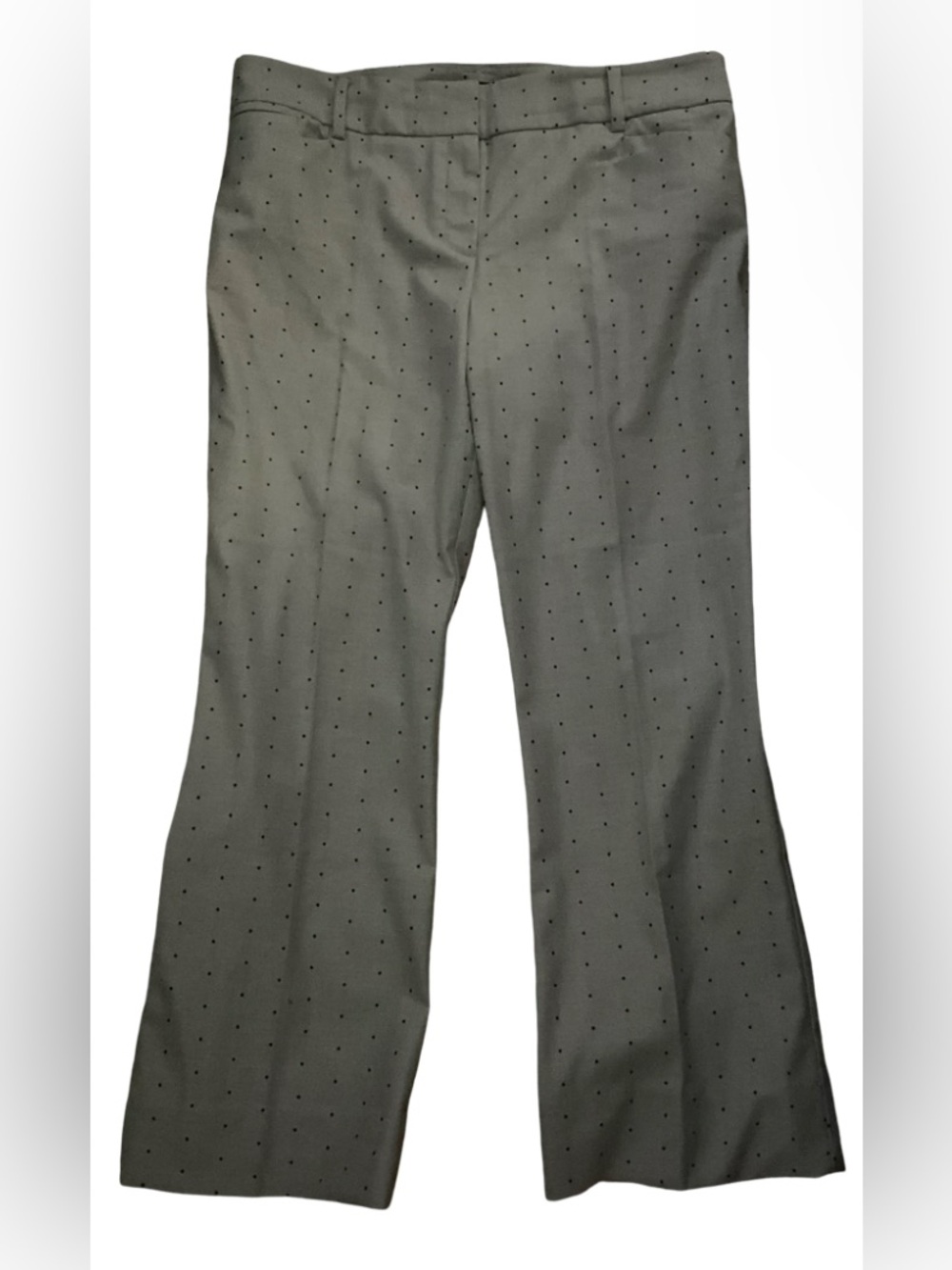 7th Avenue New York & Company Women’s Gray Polka Dot Dress Pants Size 14 Average